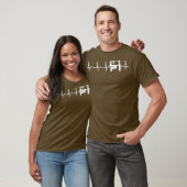CNC-machinist hartslag T-shirt (Unisex)
