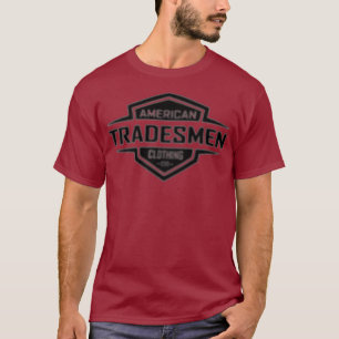 CNC Machinist met zwart achterontwerp T-shirt
