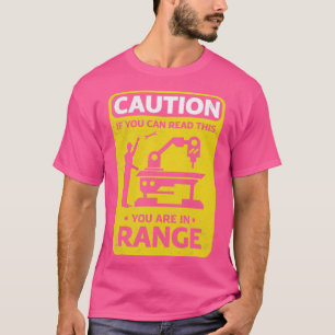 Cnc Machinist Metalwerker Machinisten Voorzichtigh T-shirt