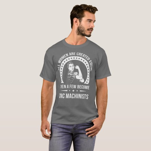 Cnc Machinist s for Women Cnc Machinist T-shirt (Voorkant volledig)