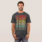 CNC-machinist T-shirt (Voorkant volledig)