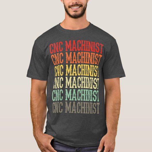 CNC-machinist T-shirt (Voorkant)
