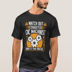 CNC-machinist Uitgebreide CNC-machinist T-shirt