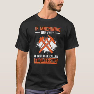 Cnc-machinistenpremie voor de bediener t-shirt