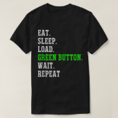 CNC Operator Machinist Funny Green Button Tanktop (Design voorkant)