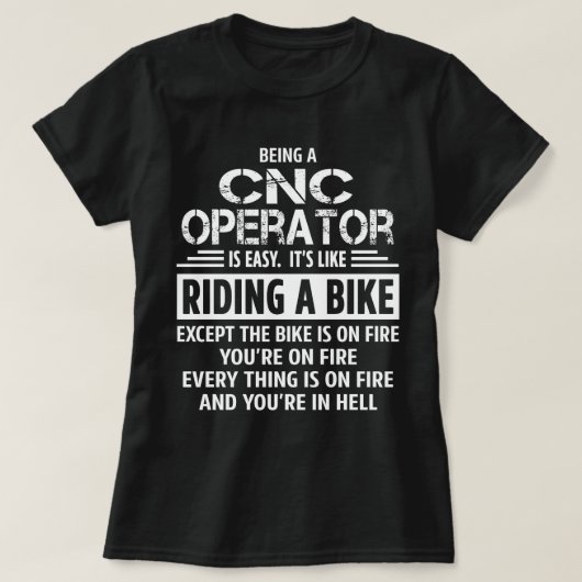 CNC-operator T-shirt (Design voorkant)
