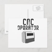 CNC Operator Verspaner Briefkaart (Voorkant / Achterkant)