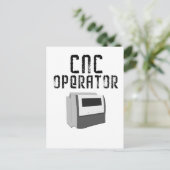 CNC Operator Verspaner Briefkaart (Staand voorkant)