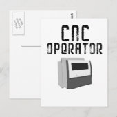 CNC Operator Verspaner Briefkaart (Voorkant / Achterkant)