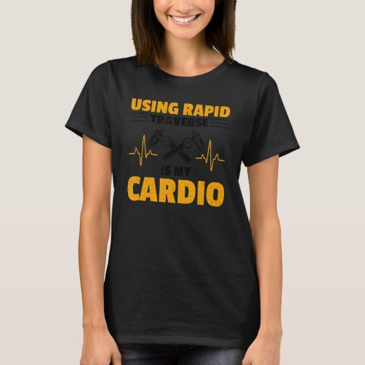CNC-werktuigkundige T-shirt (Voorkant)
