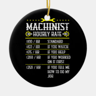 Cncc-machinist met uursnelheid keramisch ornament