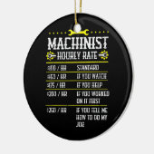 Cncc-machinist met uursnelheid keramisch ornament (Links)