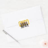 CNCO Officiële World Tour Ronde Sticker (Envelop)