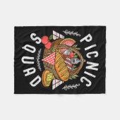 Cnic Squad Funny Family Reunion Friends Cnicking Q Fleece Deken (Voorkant (Horizontaal))