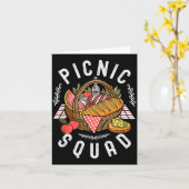 Cnic Squad Funny Family Reunion Friends Cnicking Q Kaart (Gele Bloem)