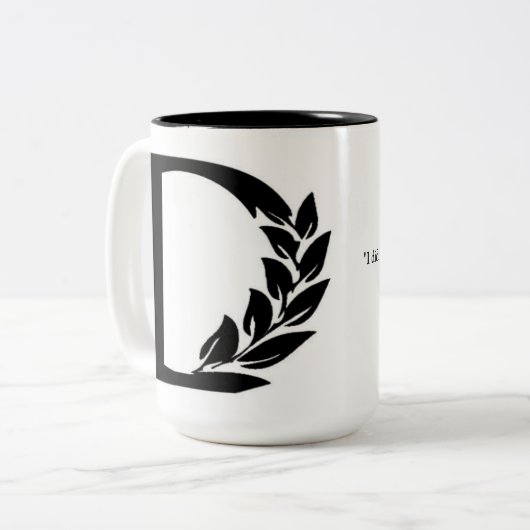 Cniper Thinking Tweekleurige Koffiemok (Voorkant links)