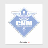 CNM-diamant (Certified Nurse Midwel) Sticker (Vel)