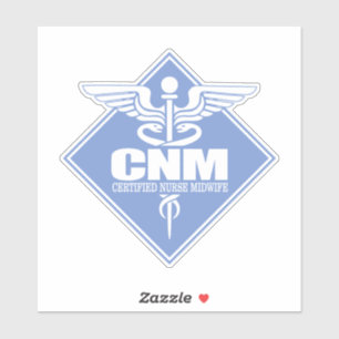 CNM-diamant (Certified Nurse Midwel) Sticker