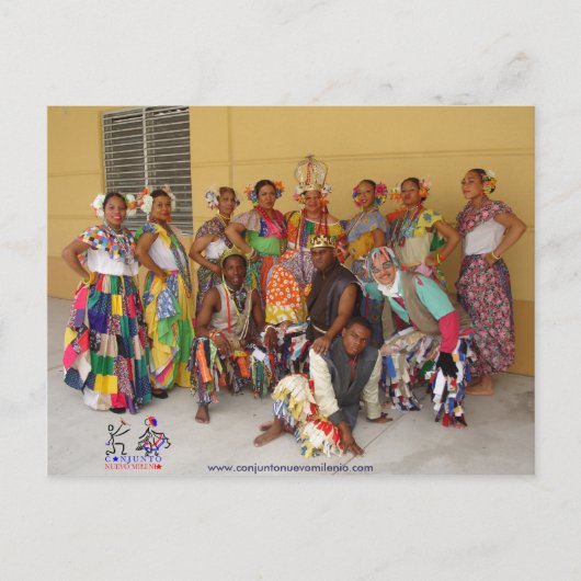 CNM Panamanian Congos Briefkaart (Voorkant)