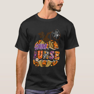 Cnm Verpleegster Stethoscoop Luipaard Halloween Po T-shirt