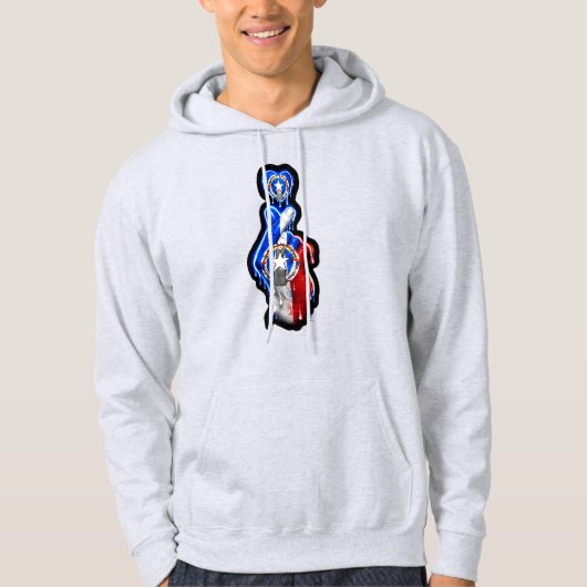 CNMI Vinger Hart Zwart T-shirt (Voorkant)