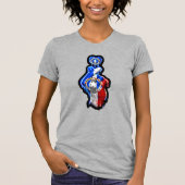 CNMI Vinger Hart Zwart T-shirt (Voorkant)