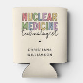 CNMT-cadeaus voor Custom Nuclear Medicine Technolo Blikjeskoeler (Achterkant)