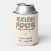 CNMT-cadeaus voor Custom Nuclear Medicine Technolo Blikjeskoeler (Blikje Achterkant)