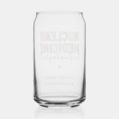 CNMT-cadeaus voor Custom Nuclear Medicine Technolo Blikvorm Glas (Achterkant)