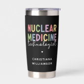 CNMT-cadeaus voor Custom Nuclear Medicine Technolo Geïsoleerde Drinkbeker (Links)