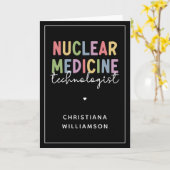 CNMT-cadeaus voor Custom Nuclear Medicine Technolo Kaart (Gele Bloem)