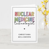CNMT-cadeaus voor Custom Nuclear Medicine Technolo Kaart (Gele Bloem)