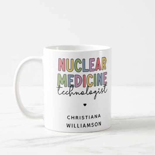 CNMT-cadeaus voor Custom Nuclear Medicine Technolo Koffiemok (Links)