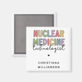 CNMT-cadeaus voor Custom Nuclear Medicine Technolo Magneet (Voorkant / Achterkant)
