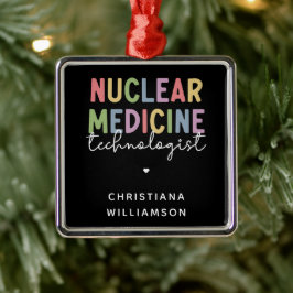 CNMT-cadeaus voor Custom Nuclear Medicine Technolo Metalen Ornament