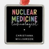 CNMT-cadeaus voor Custom Nuclear Medicine Technolo Metalen Ornament (Voorkant)