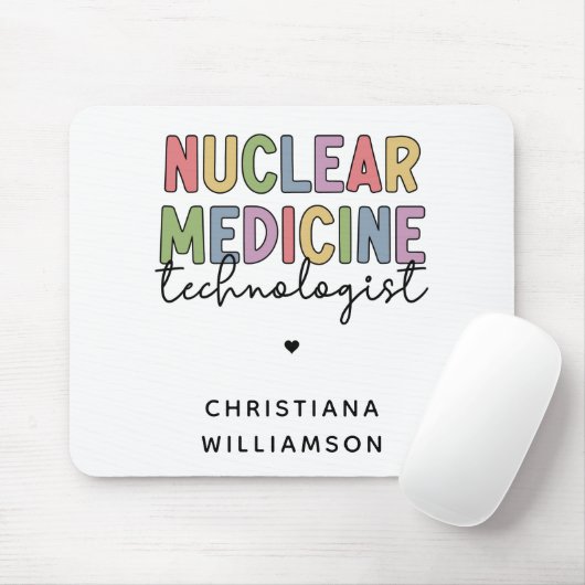 CNMT-cadeaus voor Custom Nuclear Medicine Technolo Muismat (Met muis)