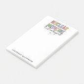 CNMT-cadeaus voor Custom Nuclear Medicine Technolo Post-it® Notes (Schuin)