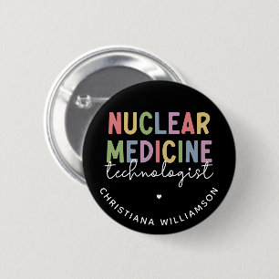 CNMT-cadeaus voor Custom Nuclear Medicine Technolo Ronde Button 5,7 Cm