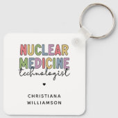 CNMT-cadeaus voor Custom Nuclear Medicine Technolo Sleutelhanger (Achterkant)