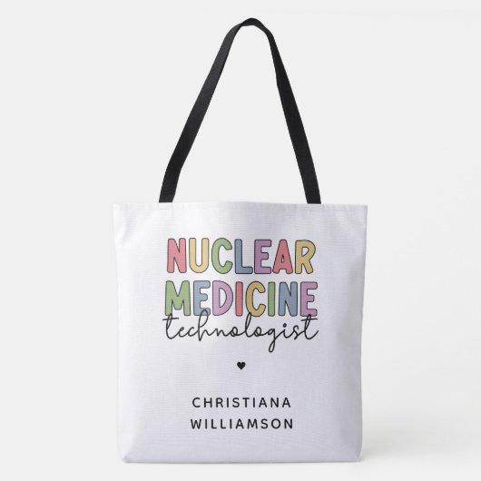 CNMT-cadeaus voor Custom Nuclear Medicine Technolo Tote Bag (Voorkant)