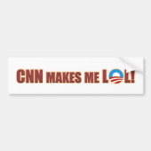 CNN maakt me LOL. Bumpersticker (Voorkant)
