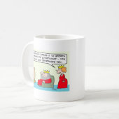 cnn onderdrukt alleen koning koningin koffiemok (Voorkant links)