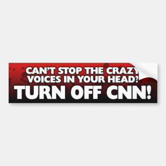 "CNN uitschakelen" Bumpersticker