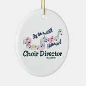 Cnotes Church Choir Director Keramisch Ornament (Rechts)