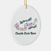 Cnotes Church Choir Tenor Keramisch Ornament (Rechts)
