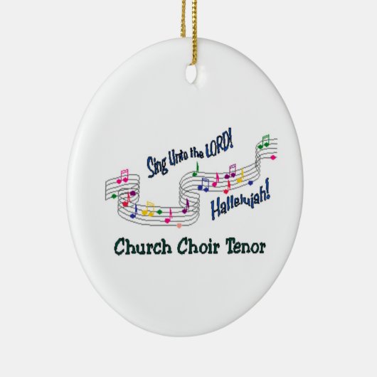 Cnotes Church Choir Tenor Keramisch Ornament (Rechts)