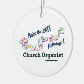 Cnotes Church Organist Keramisch Ornament (Links)