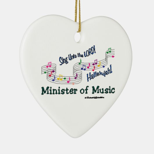 Cnotes Minister van Muziek Keramisch Ornament (Rechts)