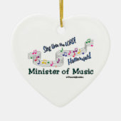 Cnotes Minister van Muziek Keramisch Ornament (Voorkant)